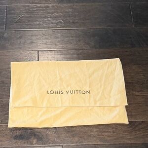 Louis Vuitton Soft Yellow Dust Bag